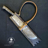 Philippines Machete "Pinahig" Sword w/ Rattan Scabbard