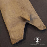 Small Philippines Turtle wood shield, late 20th century