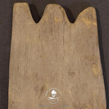 Small Philippines Turtle wood shield, late 20th century