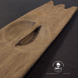 Small Philippines Turtle wood shield, late 20th century