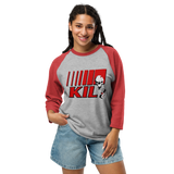 KIL Stick'n Bucket - 3/4 Sleeve Baseball Shirt