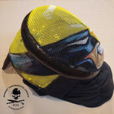 Custom Painted Stick and Knife Fighting Mask